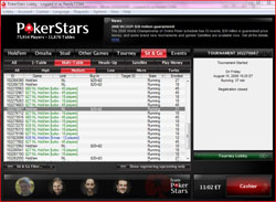 PokerStars Lobby